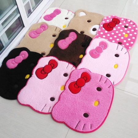 Hello Kitty-themed plush mats